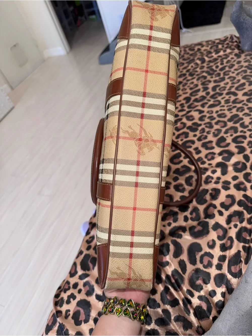 Burberry’s Novacheck briefcase